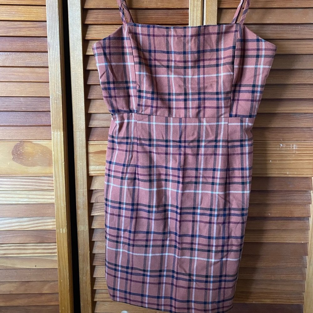 Plaid Bodycon Dress